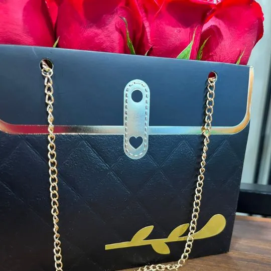 Arreglo de rosas importadas cartera